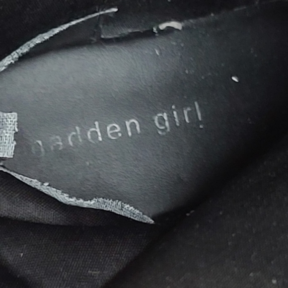 Madden Girl Black Marrca Knee High Riding Boots - Picture 13 of 15